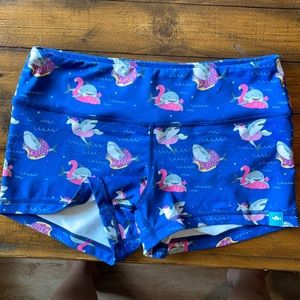 WodBottom Shark Donut Shorts Size Medium